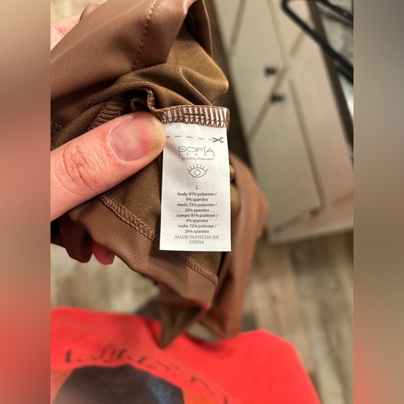 Faux Leather Dresss NWT - Picture 9 of 11